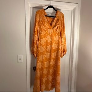 Orange boutique dress